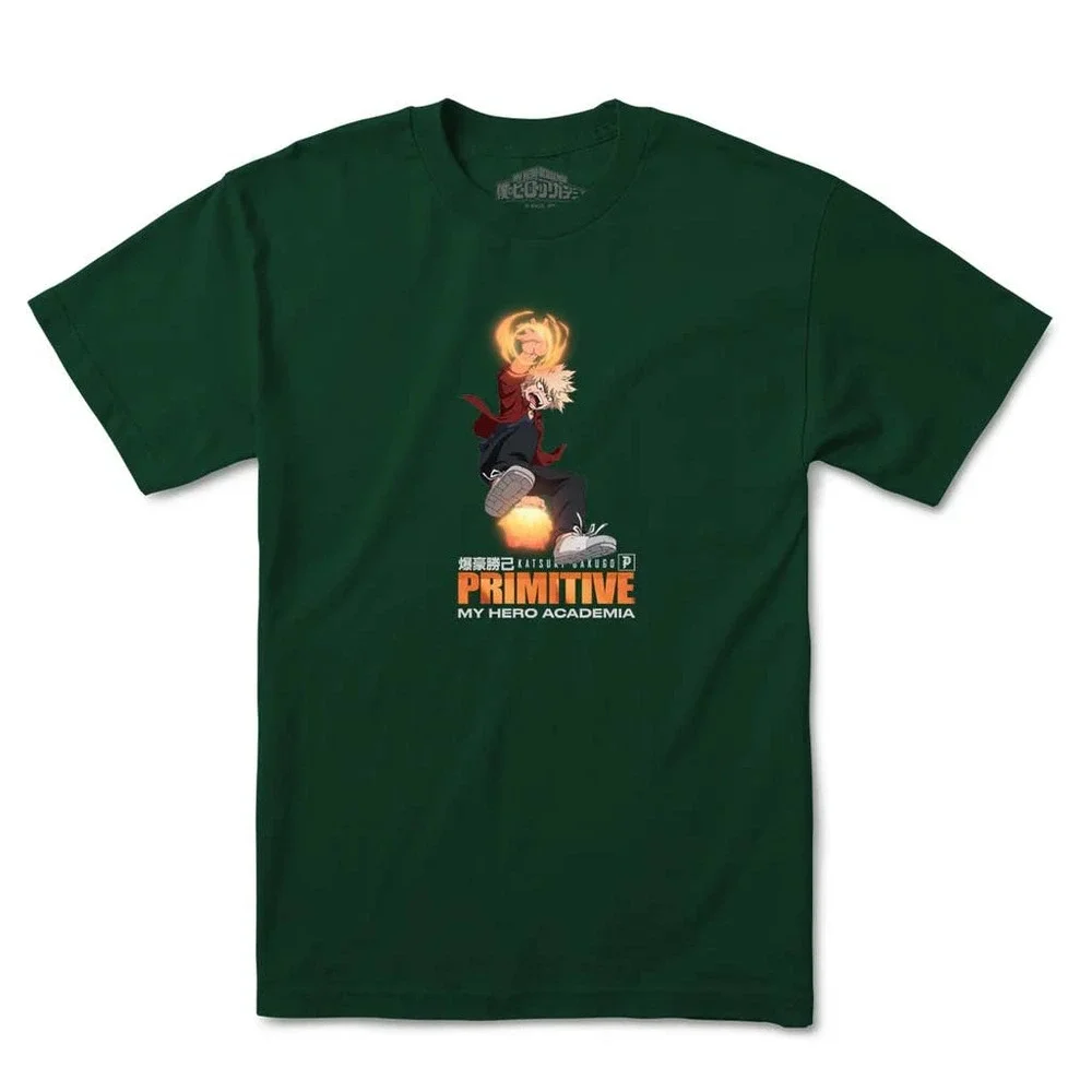 Primitive Skateboarding Men's X My Hero Academia Explosive Speed Tee T-Shirt